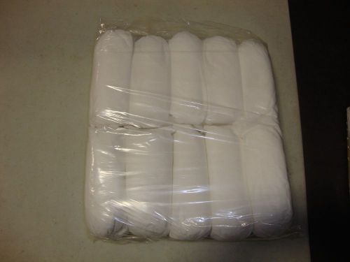 New sassafety 300 large disposable white shoe covers 6883-l for sale
