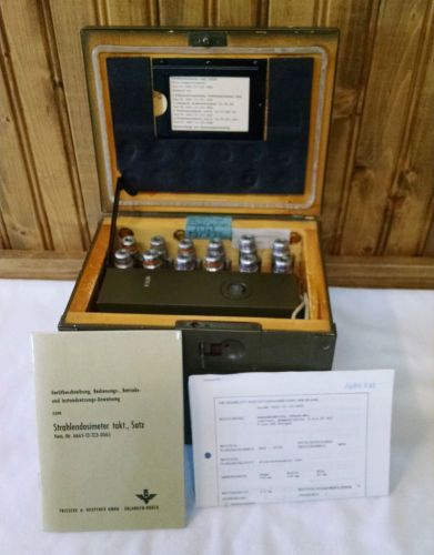 Vintage 1968 German Strahlen Dosimeter 6665-12-123-0065 Radiation Detector