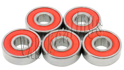 Pack/lot of 5 metric ball bearings 6205 2rs 25x52 forklifts bearing 25mm bore/id for sale