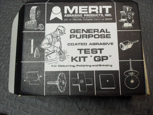 Merit coated abrasive disc kit &amp; sand o flex, grind o flex, cartridge rolls gp for sale