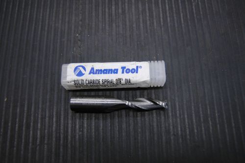 NEW AMANA TOOL SOLID CARBIDE SPIRAL 3/8&#034;  DIA. END MILL   46104