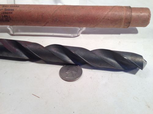 13/16&#034; HIGH SPEED TWIST DRILL &amp; TOOL NATIONAL HS Straight Shank Taper Length NOS