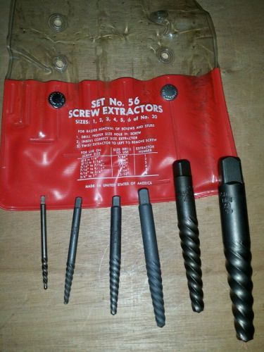 6-pc Screw Extractor kit