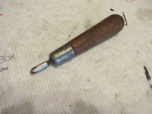 Apt co. reamer  hs 1/4&#034;-82. usa wood handle for sale