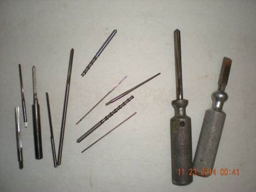 11 USED REAMERS IN ASSORTED SIZES MADE IN THE U.S.A.