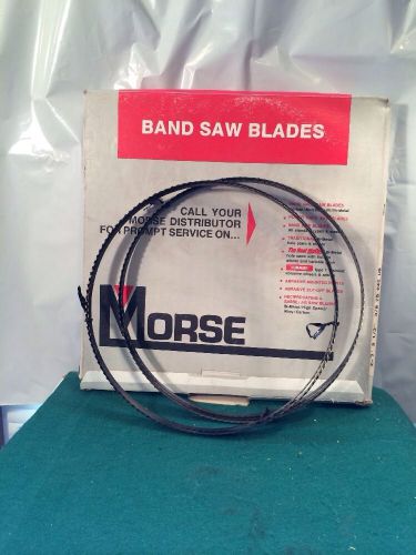 2 Morse 7&#039;- 9-1/2&#034; Band Saw Blade 3/8&#034;-25-04S HB Black Carbon Steel NOS
