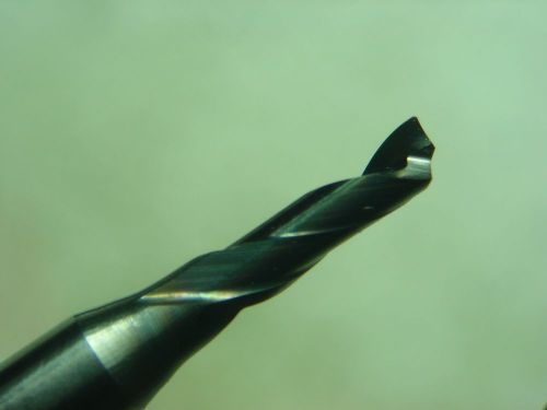 Carbide single flute router endmill bit 2mm 4.3shank V groove 60 90 countersink