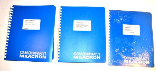 CINCINNATI MILACRON OPERATOR MANUAL 2MT CUTTER TOOL GRINDER &amp; PARTS &amp; SYM #RR849