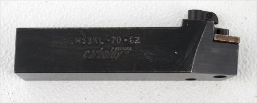 Used Carboloy MSBNL-20-6 Industrial Size Lathe Tool Holder