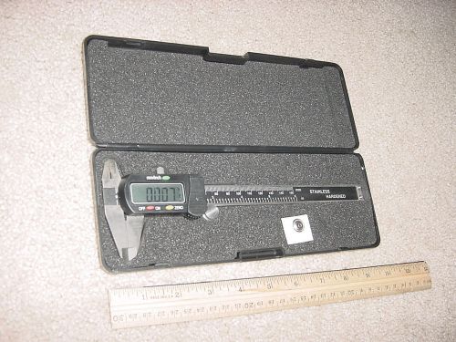 6in. Digital Caliper features selectable Inch or mm range