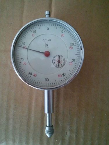 Dial gauge micrometer ussr    0.01mm for sale