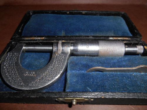 Vintage Micrometer Made In Germany 0-1&#034; Original Box