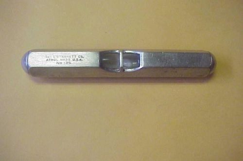 Vintage L. S. Starrett Co. 135 Nickel Plated Machinist 3-1/2&#034; Pocket Level