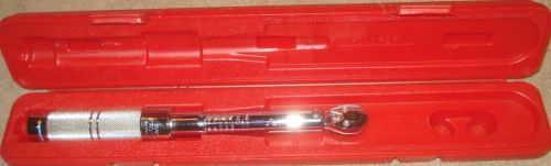 PROTO PROFESSIONAL J6062CX 1/4 INCH DRIVE TORQUE WRENCH 40-180 IN LB USA MADE