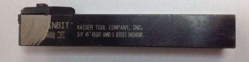 Thinbit 3/4&#034; 45 Degree RH S Series S453434R Tool Holder USED