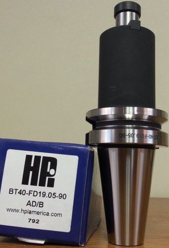 HPI Pioneer BT40 3/4&#034; Shell Mill Holder 3.54&#034; Coolant Thru DIN AD/B **NEW**