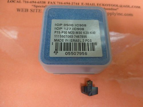 INDEXABLE DRILL TIP ICP-0500  ISCAR SUMOCHAM GRADE IC908 FOR STEEL NEW $31.97