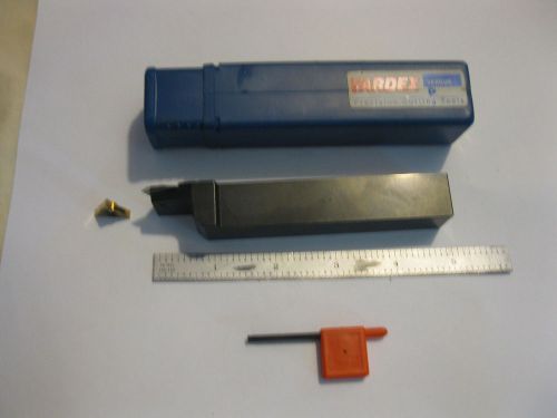 new  vardex 3/4&#034; square thread &amp; groove tool with 2  inserts.