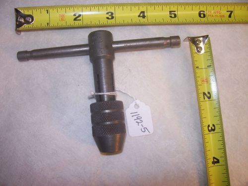 Tap Wrench, Vintage E.B. Hanson 1/4&#034; to 1/2&#034; Hand &#034;T&#034; Tap Wrench, USA