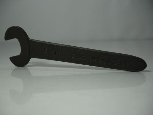 MARTIN 602A SINGLE OPEN LOW-PROFILE CHECK NUT WRENCH 9/16 INCH. MADE IN USA