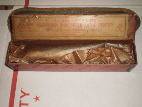 cleveland high speed lathe center # 890 new in the box