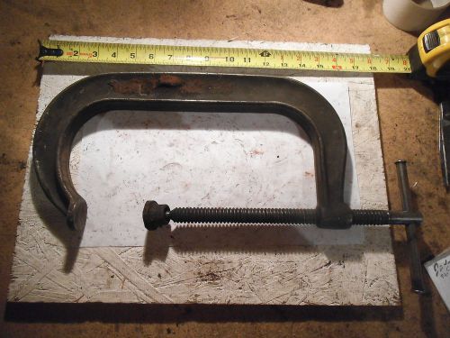 J.H. WILLIAMS &amp; CO. C-CLAMP ALMOST 11&#034; OPENING DROP FORGED IN USA- USED