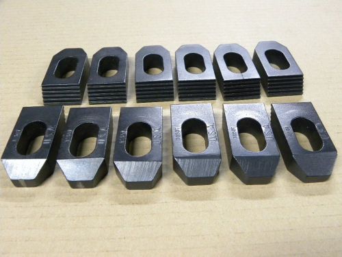 Lot of 12pc Te-Co #30507 Serrated End/Strap Clamps Tapered Nose 5/8&#034; Bolt - L013
