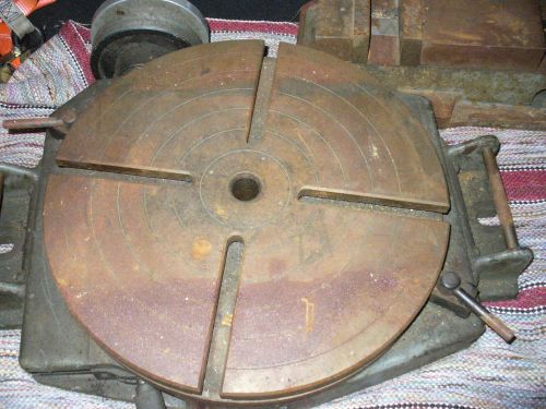 Bridgeport 15&#034; rotary table and kurt 6&#034; vise package for sale