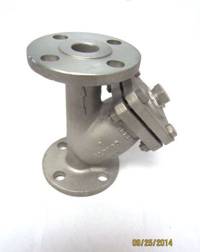 1&#034; inch aloyco y-strainer, 150# flange, cf8m stainless steel for sale