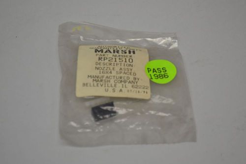 NEW MARSH RP21510 NOZZLE BLOCK PACKAGING AND LABELING D237686