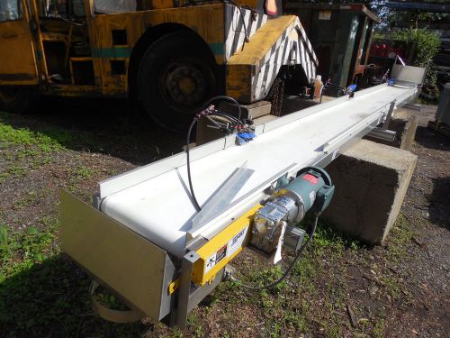 WHM  Flat Belt Conveyor.  17 1/2  inches wide x 20 feet long