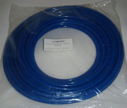 3/8&#034; od x .245&#034; wall x 100&#034; long urethane / polyurethane 95a blue tubing tube for sale