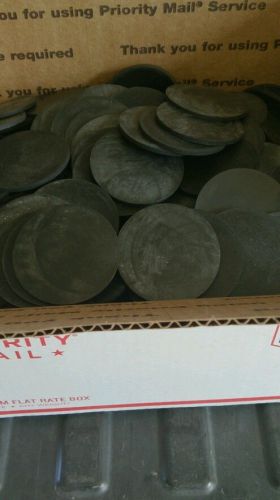 Epdm rubber disc&#039;s 1&#034;3/8&#034;round 1/8 thick black 500  plus for sale