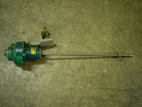 Lightnin EV1P25A clamp-on pneumatic drive agitator  5/8&#034;X29 1/4&#034; SS shaft used