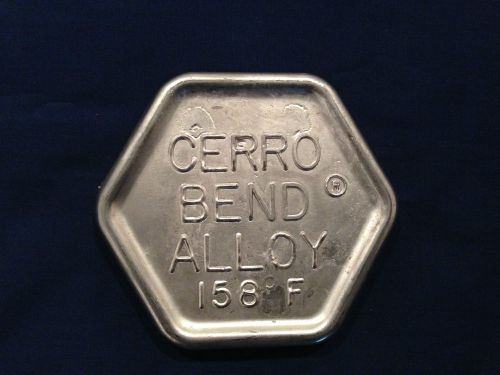 Cerrobend (aka bolton 158) 1 lb. ingot low melting temperature alloy for sale