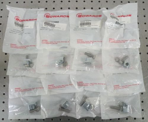 C112939 lot 16 edwards c10007093 iso63-100 single claw vacuum clamps *sealed* for sale