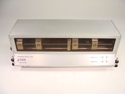 Focus Microwaves Model PHT-1808 Programmable Pre Harmonic Rejection Tuner!
