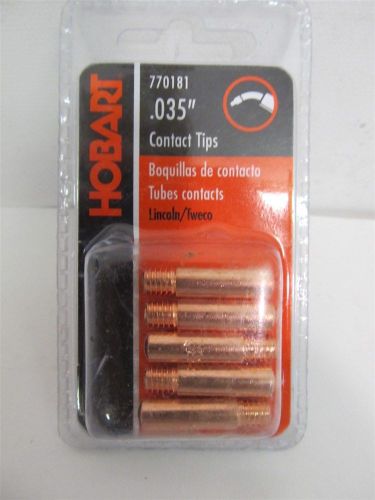 Hobart 770181, 5 pack, 0.035&#034; Contact Tips