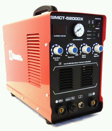 SIMADRE POWER 5200DX 110/220V 50A PLASMA CUTTER 200A TIG ARC MMA WELDER