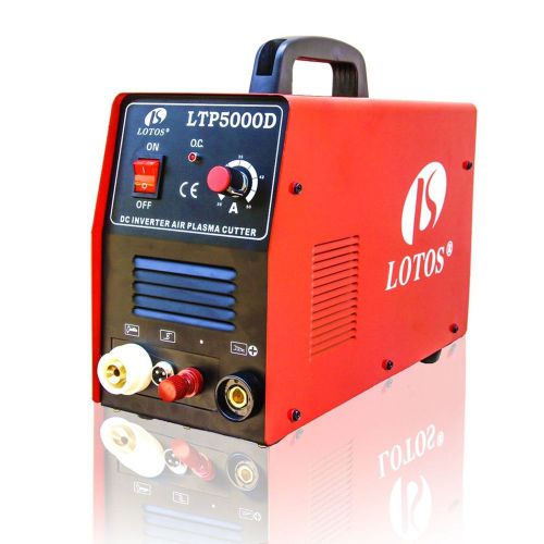 Lotos ltp5000d pilot arc dual voltage 110v/220v 50amps plasma cutter p2 for sale