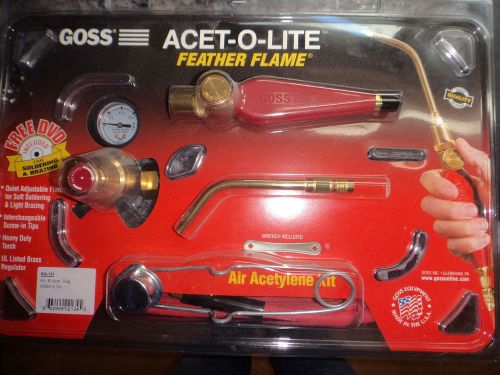 Goss feather flame air-acetylene torch outfits - ka-1h acet-o-lite for sale