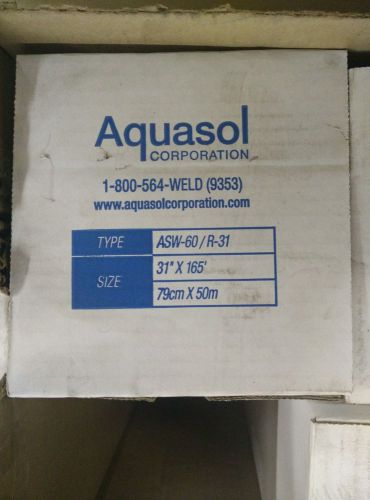Aquasol asw-60/r-31 water soluble paper roll, size: 31&#034; x 165&#039; for sale