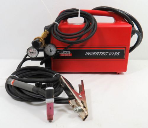 Lincoln electric invertec 155s 120/230v 5-155a portable welder + tig torch kit for sale