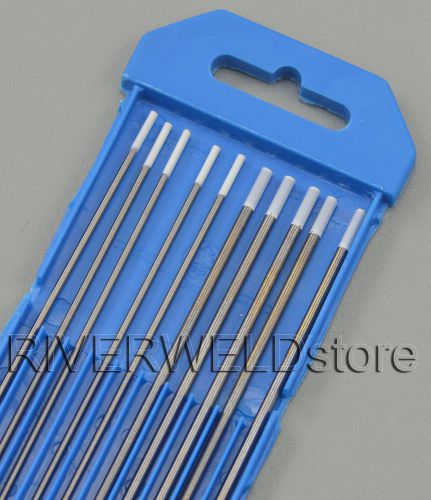 0.8% zirconiated tig welding tungsten electrode assorted size 3/32&#034;(5)&amp; 1/16&#034;(5) for sale