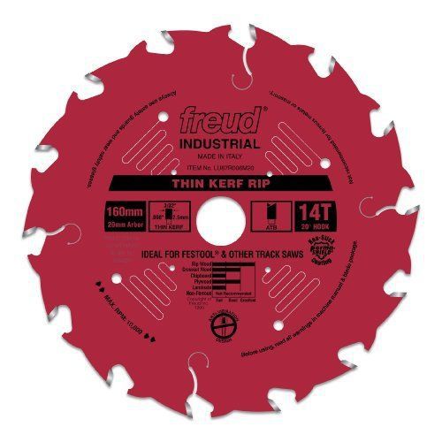 Freud LU87R006M20 Perma-Shield Coated Thin Kerf Rip Saw Blade for Festool Saws