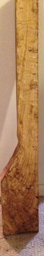 Rifle wood stock blank curly feathed white oak gun for sale