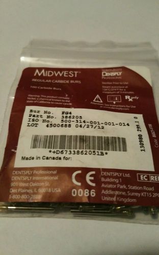 Midwest regular carbide burs  FG4 (100) bag