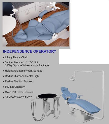 INDEPENDENCE INFINITY COMPLETE OPERATORY, ALL AMERICAN, 10 YEAR WARRANTY !!!
