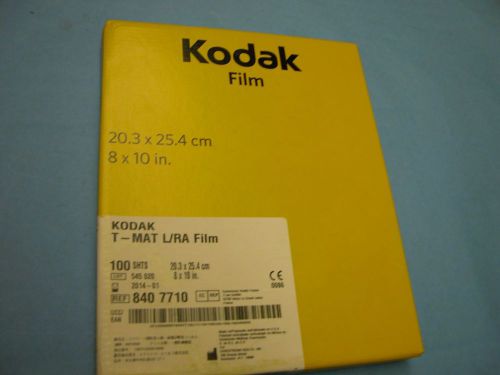 Kodak t-mat l/ra 840-7710 20.3x25.4cm 8x10in 100 sheets for sale