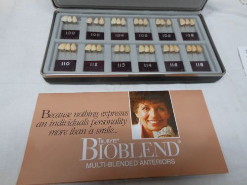 Vintage Trubyte Bioblend Anteriors Shade Selection - BOXED!!